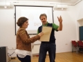 Tamar Tal receiving wrong diploma
