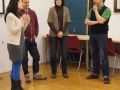 Avtorji filma Z nitjo povezane (in moderator pogovora)