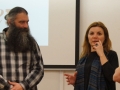 Davor Borič, Ljiljana šišmanovič, avtorja filma Komiški kvarantore